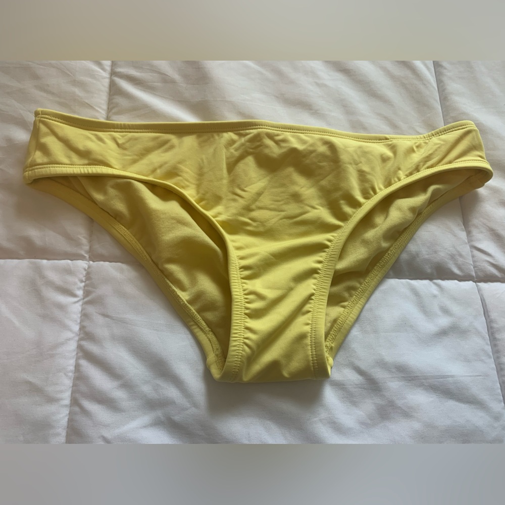 Kona Sol Yellow Cheeky Bikini Bottom